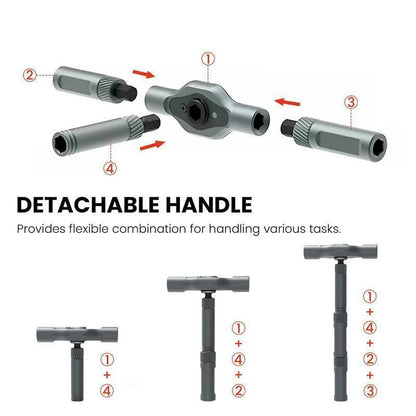 🛠️Multi-Purpose 24-in-1 Magnetic Ratcheting Screwdriver Set - Precision Repair Tool Kit