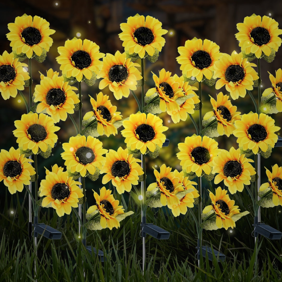 🌞Valentine's Day - Solar LED Sunflower Garden Lights - 29.6inch/75cm
