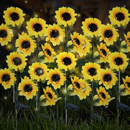 🌞Valentine's Day - Solar LED Sunflower Garden Lights - 29.6inch/75cm