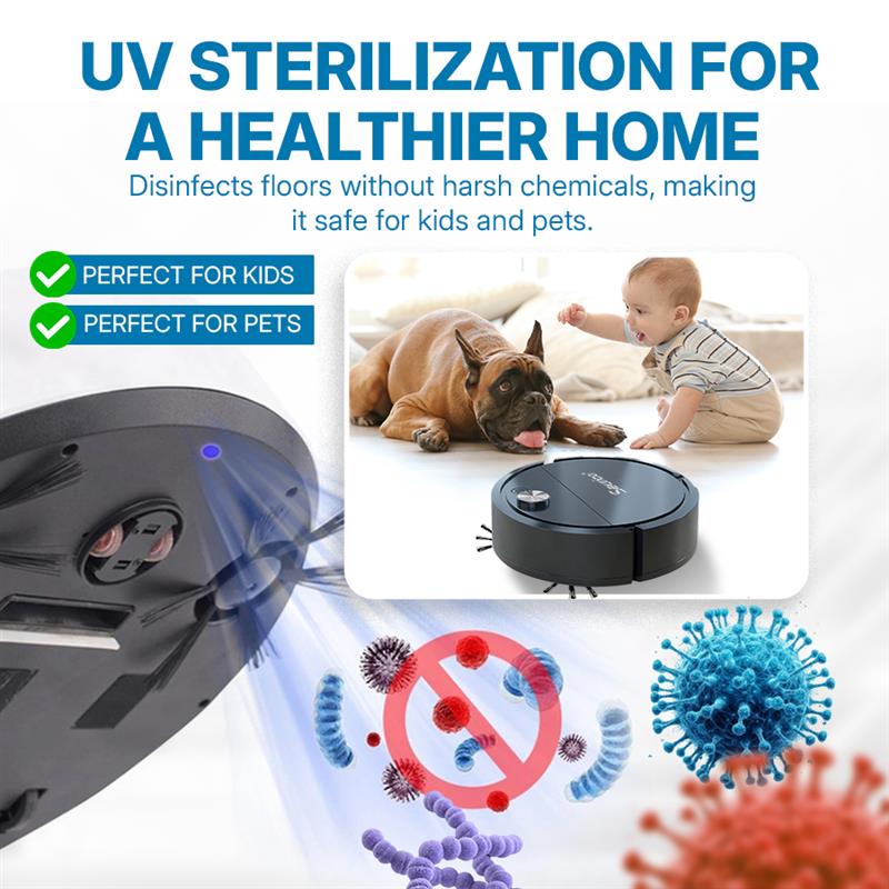 🤍Seurico AutoClean Robot Vacuum Cleaner Pro