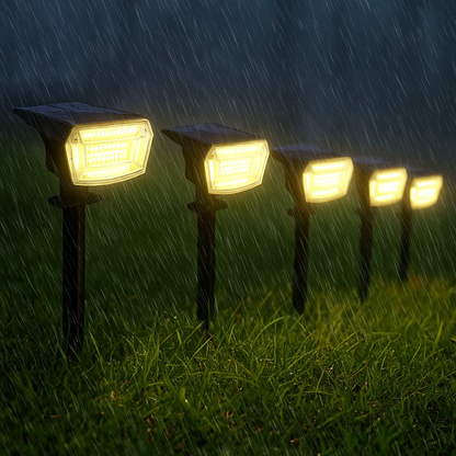 Kaliiqo™ Solar Ground & Wall Light – Dual Lighting Modes