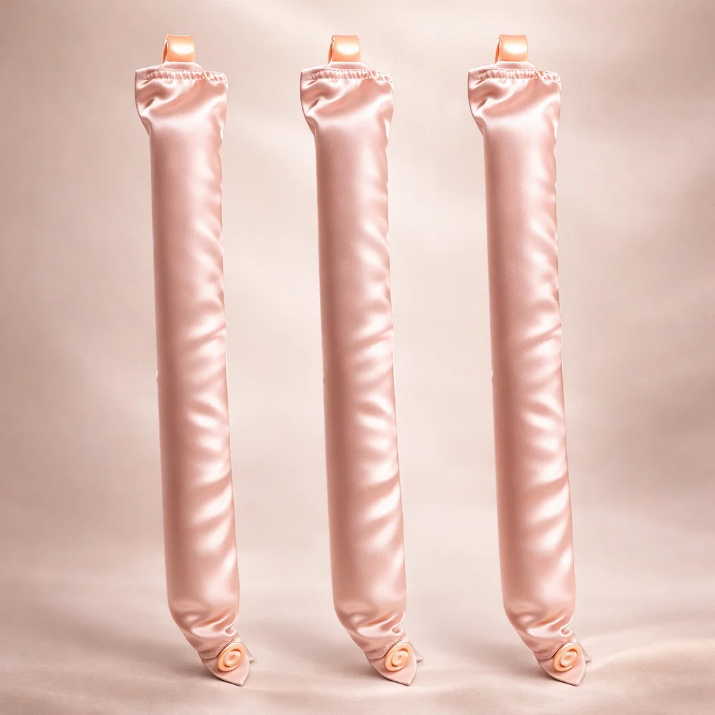 Satin Heatless Curling Set