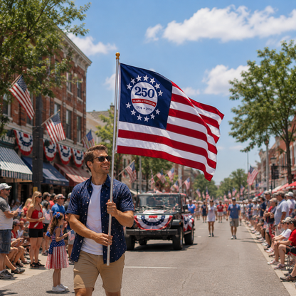 America 250th Anniversary Flag – 250 Years Of Freedom Patriotic Flag