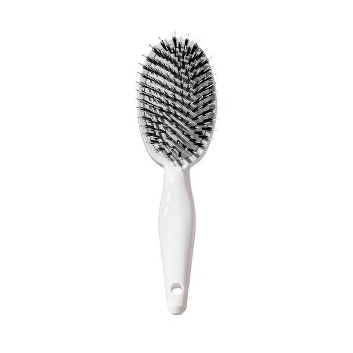 Boar Bristle Brush with Nylon Bristles and Microsphere Massaging Tips