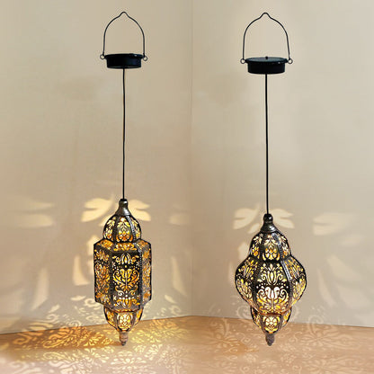 Luxury Baroque Moroccan Style Hollow Projection Lantern