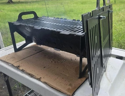 🍖Slot Grill - Collapsible BBQ Grill for Easy Storage Steel