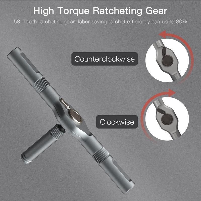 🛠️Multi-Purpose 24-in-1 Magnetic Ratcheting Screwdriver Set - Precision Repair Tool Kit