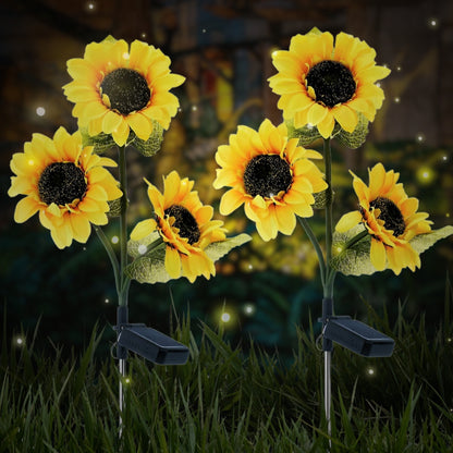 🌞Valentine's Day - Solar LED Sunflower Garden Lights - 29.6inch/75cm