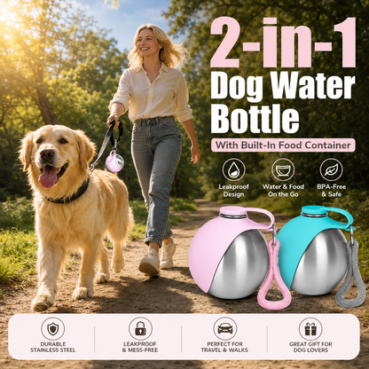 Portable Stainless Pet Water Bottle