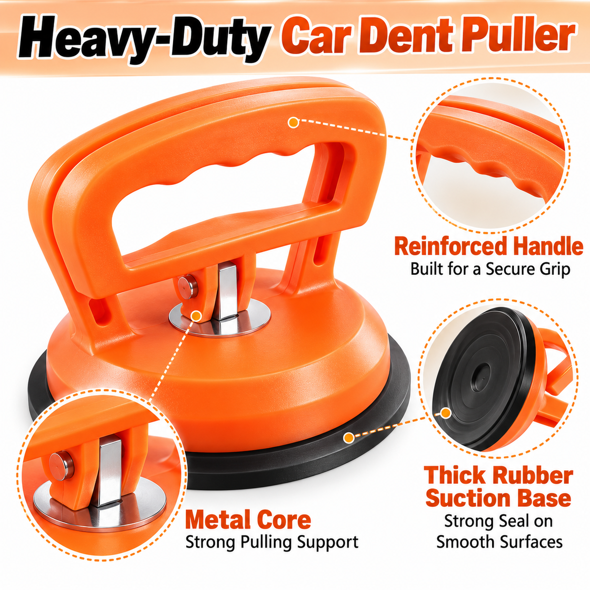 Skip the Body Shop – Powerful Suction Car Dent Puller for Quick DIY Dent Repair