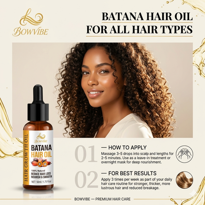Racines Nourries, Cheveux Plus Denses – Huile de Batana