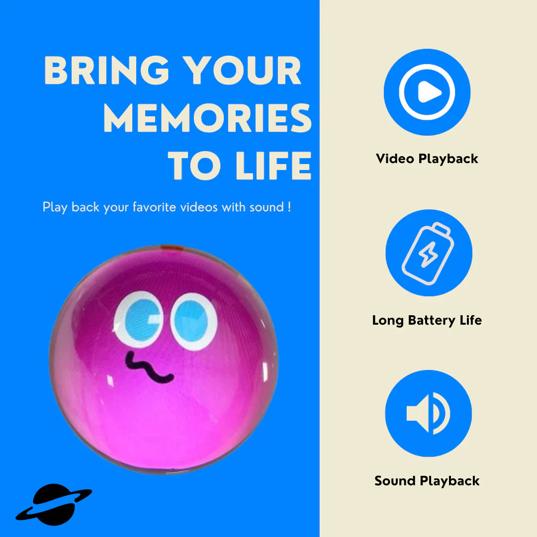 DIY Custom Memory Sphere Lamp Digital Picture Frames