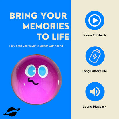 DIY Custom Memory Sphere Lamp Digital Picture Frames