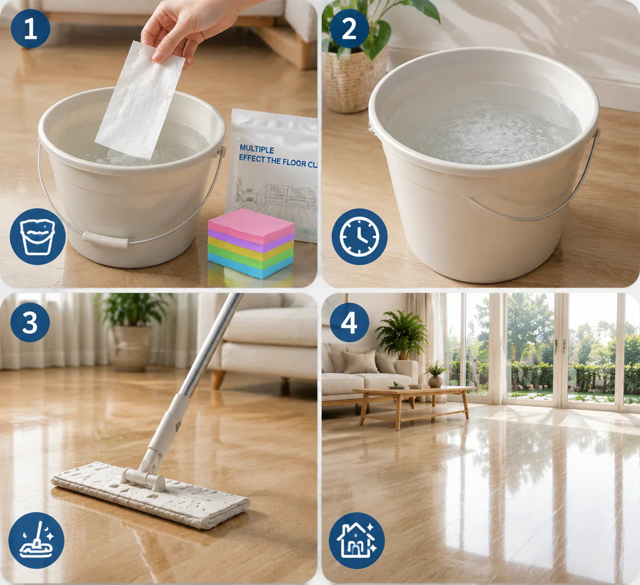 🔥 Last Day 49% OFF | Multi-Surface Floor Cleaning Tablets – Clean, Fresh & Effortless