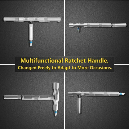 🛠️Multi-Purpose 24-in-1 Magnetic Ratcheting Screwdriver Set - Precision Repair Tool Kit