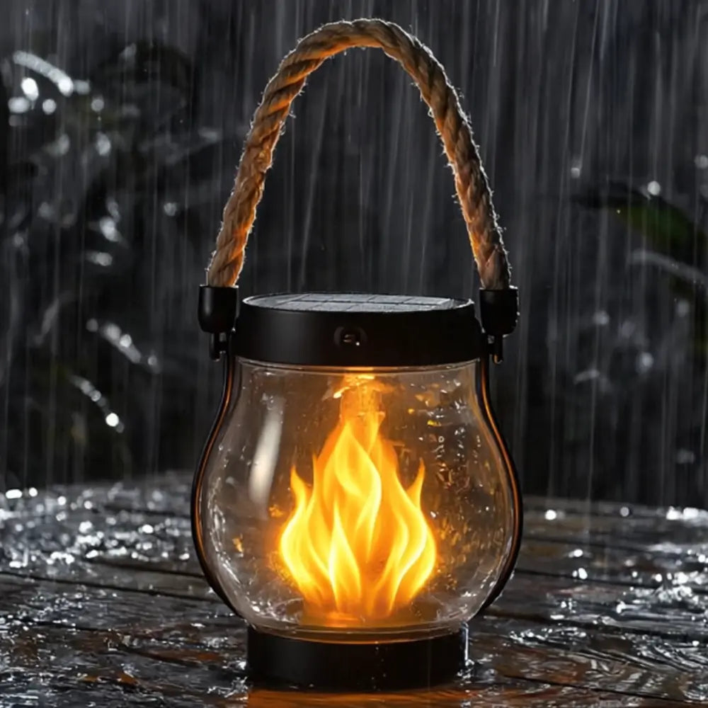 Kaliiqo™ – Flickering Flame Solar Lantern Outdoor Lights