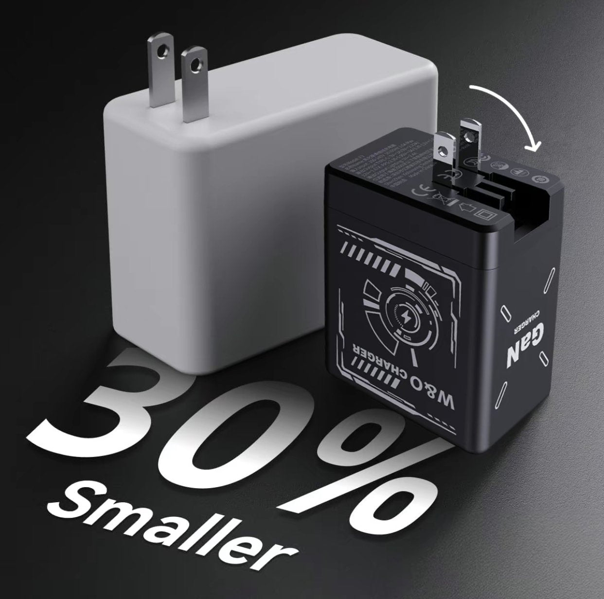 ⏰Limited stock!🔥W&O 2-in- GaN  Fast Charger