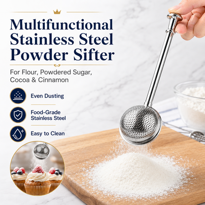 Multifunctional Stainless Steel Powder Sifter