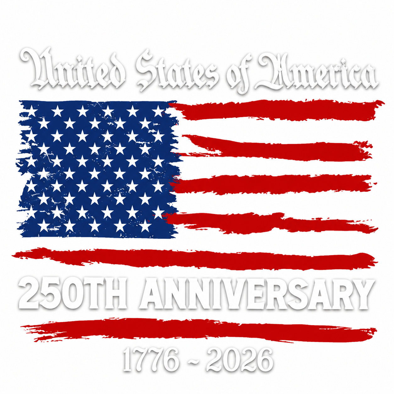 Classic Flag 250th Sticker