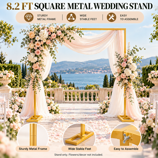 Metal wedding stand