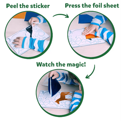 🔥LAST DAY 55% OFF - Foil Art & Craft Activity 🤲💓No Mess Art Kit