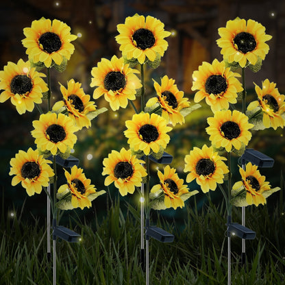🌞Valentine's Day - Solar LED Sunflower Garden Lights - 29.6inch/75cm