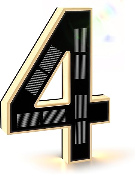 🔥Hot Sale 49% OFF🎁✨ Solar Lighted House Number - Waterproof LED Address Sign