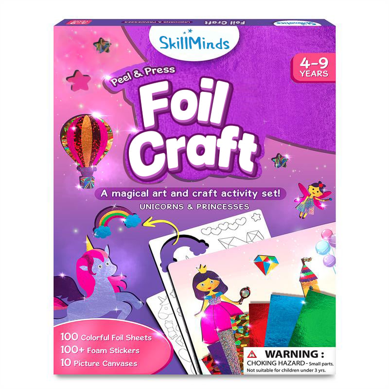 🔥LAST DAY 55% OFF - Foil Art & Craft Activity 🤲💓No Mess Art Kit