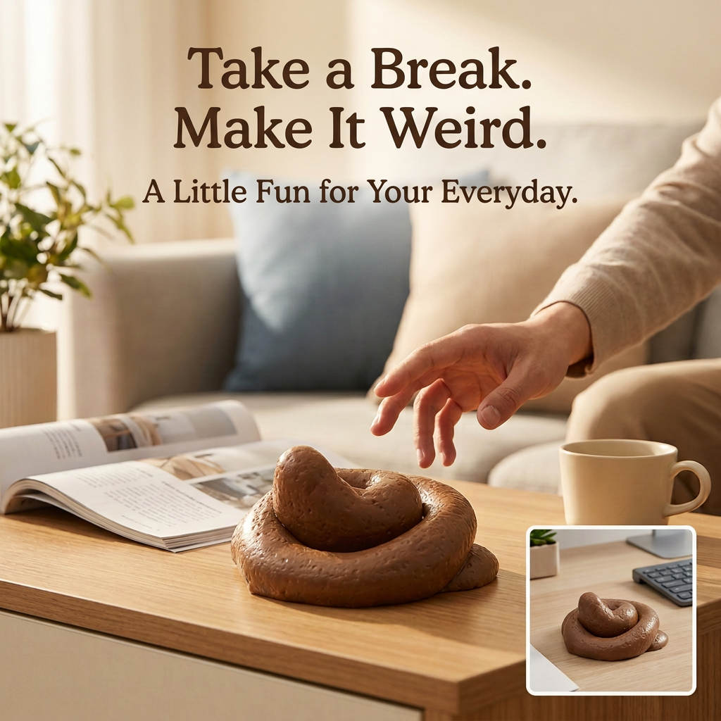 Squish Happens! Funny Poop Squishy Toy – Your New Favorite Desk Buddy