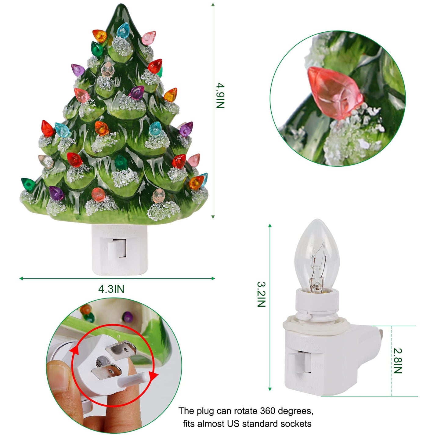 🎄Christmas Flash Deal 🎁 65% OFF✨ Christmas Tree Night Light