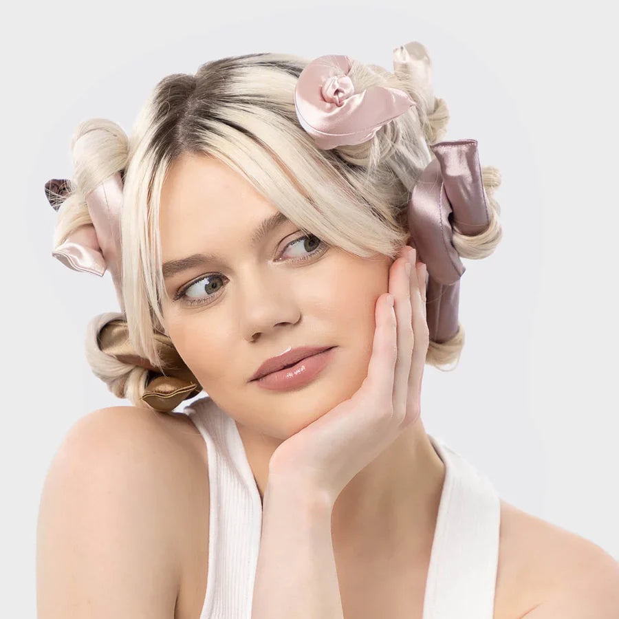 Satin Heatless Curling Set