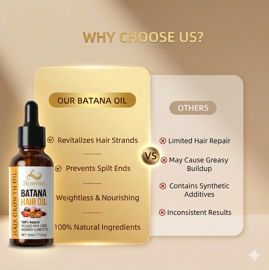 Racines Nourries, Cheveux Plus Denses – Huile de Batana