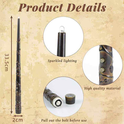 🧙‍♂️Official Wizarding World Floating Flame Candles🕯️ - Enchanting Halloween & Christmas Decor with Wand Control