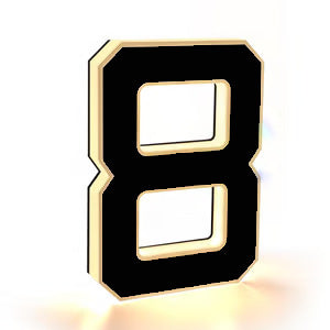 🔥Hot Sale 49% OFF🎁✨ Solar Lighted House Number - Waterproof LED Address Sign