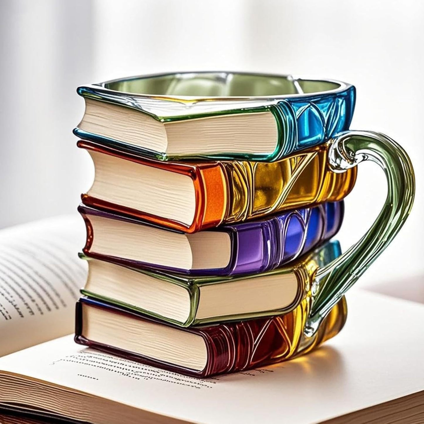 Handmade 3D Reading Happiness Mug - Original