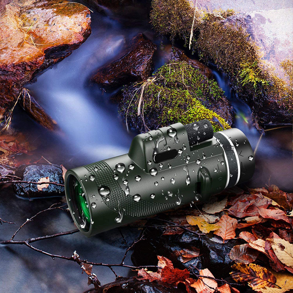 🌙High-Power 80x100 Monocular | Compact, Clear & Long-Distance Viewing