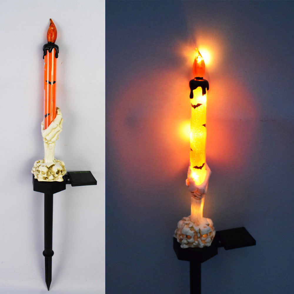 👻 Halloween Sale 49% OFF 👻 Solar Powered Skull Candle Light