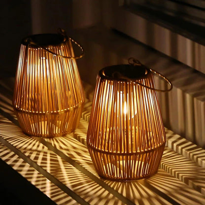 🌍Earth Day Solar Sale🌍 Kaliiqo™ Solar Powered Rattan Lanterns