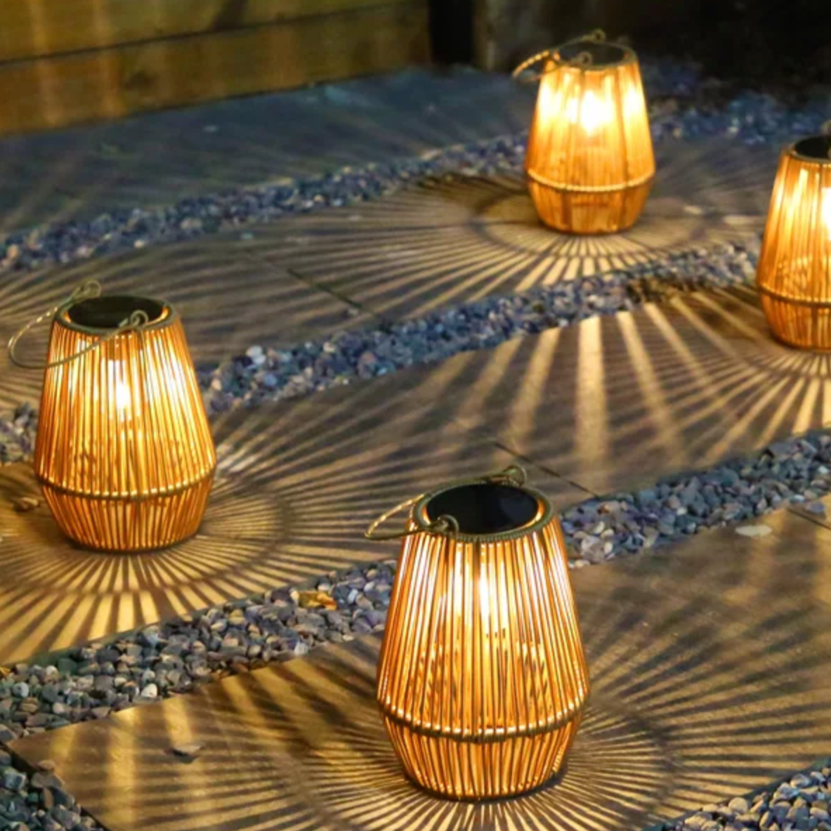 🌍Earth Day Solar Sale🌍 Kaliiqo™ Solar Powered Rattan Lanterns