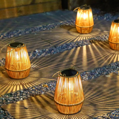 🌍Earth Day Solar Sale🌍 Kaliiqo™ Solar Powered Rattan Lanterns