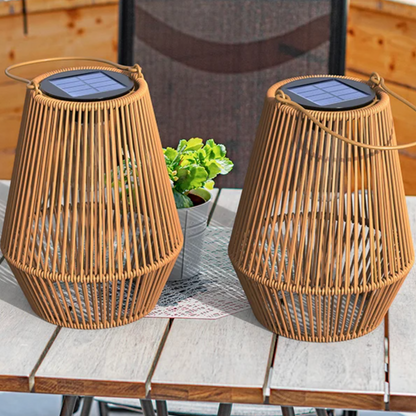 🌍Earth Day Solar Sale🌍 Kaliiqo™ Solar Powered Rattan Lanterns
