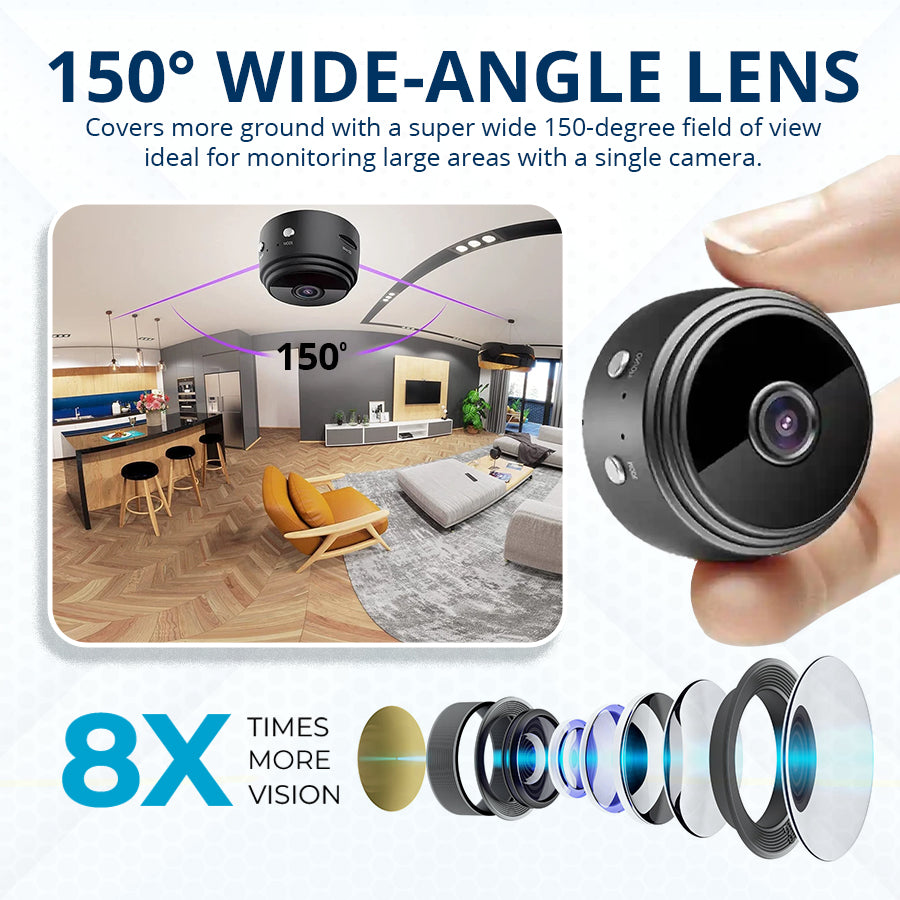 Seurico™ - Smart Wireless Security Camera with HD Night Vision & Motion Alerts