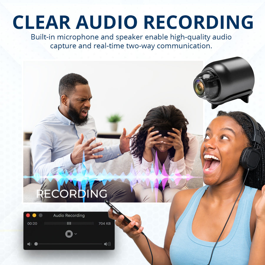 Seurico™ - Smart Wireless Security Camera with HD Night Vision & Motion Alerts