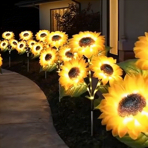 🌞Valentine's Day - Solar LED Sunflower Garden Lights - 29.6inch/75cm