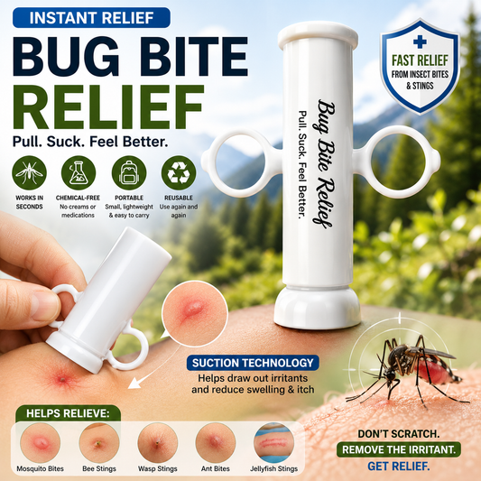 Bug Bite Thing Suction Tool,Poison Remover - Stop Mosquito Bite Itch In Seconds