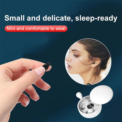 Final 3 Hours: 60%OFF🔥Mini Invisible Bluetooth 5.4 Earbuds – True Wireless Sleep Headphones🎧