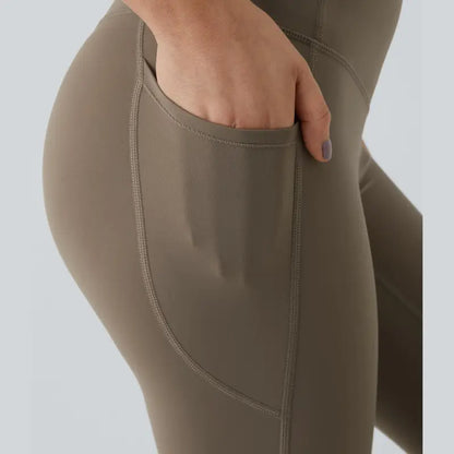 High Waisted Leggings for Women with Pockets – Soft Tummy Control Active Pants for Yoga, Running & Daily Wear