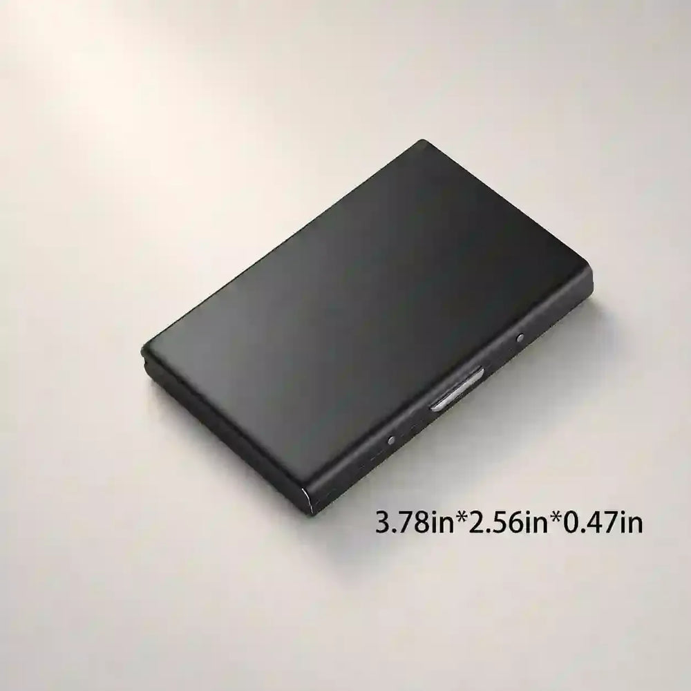 Stainless steel RFID wallet