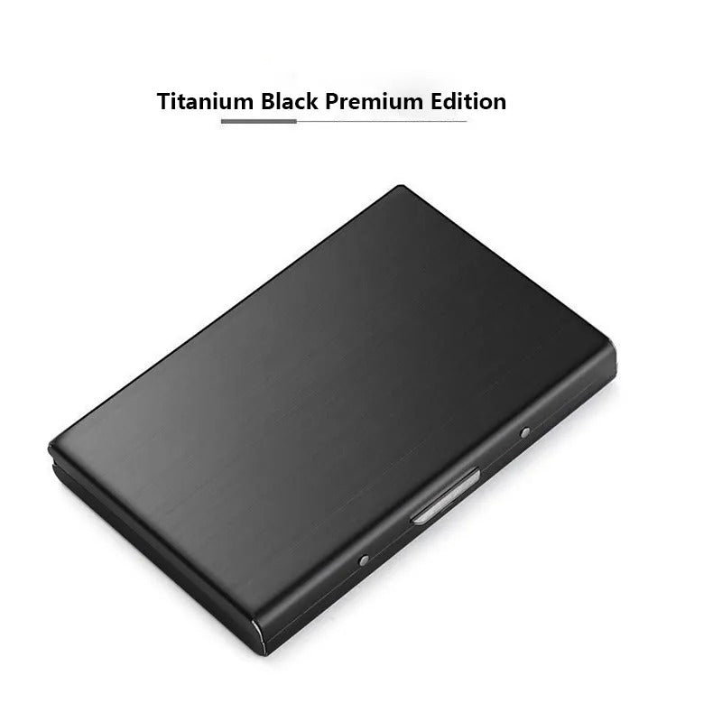 RFID blocking metal wallet
