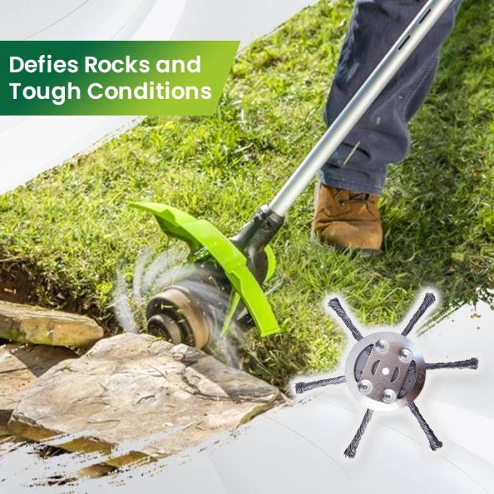 6 inch Steel Wire Brush Cutter Trimmer Head